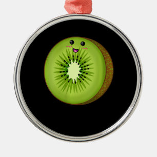 Womens Kiwi Costume Food Fruit Halloween Lazy Easy Metal Ornament