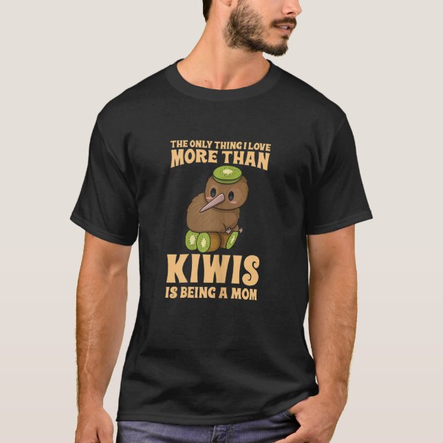 Womens Kiwi Cute Bird Quote For Your Kiwi Mum T-Shirt (Front)