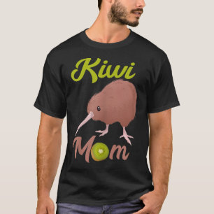 Womens Kiwi Mum Kiwi Bird Fruit Mother Animal New T-Shirt