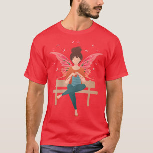 Womens Knitting Fairy Yarn Crochet Fairies Grandma T-Shirt