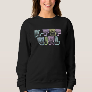 Womens Korea Pop Girl Music Symbol Teen Merch Sweatshirt