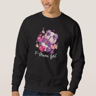 Womens Korean Drama Kdrama Girl Finger Heart Sweatshirt