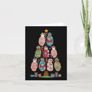 Womens L&d Nurse Christmas Tree Labour And Del Card