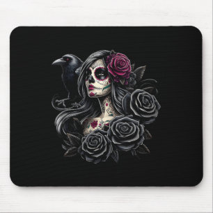 Womens La Catrina Mysterious Beauty Of The Dia De Mouse Pad