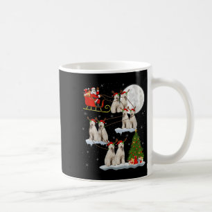Womens Labradoodle Dog Santa Sleigh Flying Funny M Coffee Mug