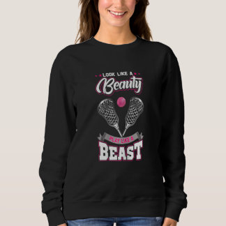 Womens Lacrosse Mom For Lax Girl  Look Like A Beau Sweatshirt