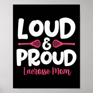 Womens Lacrosse Mum Lax Player Mother Mother's Day Poster