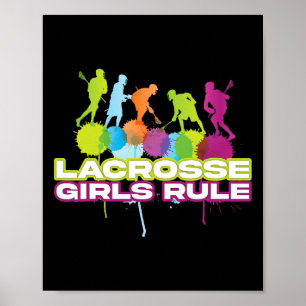 Womens Lacrosse Shirt For Girls Lacrosse Player 1 Poster