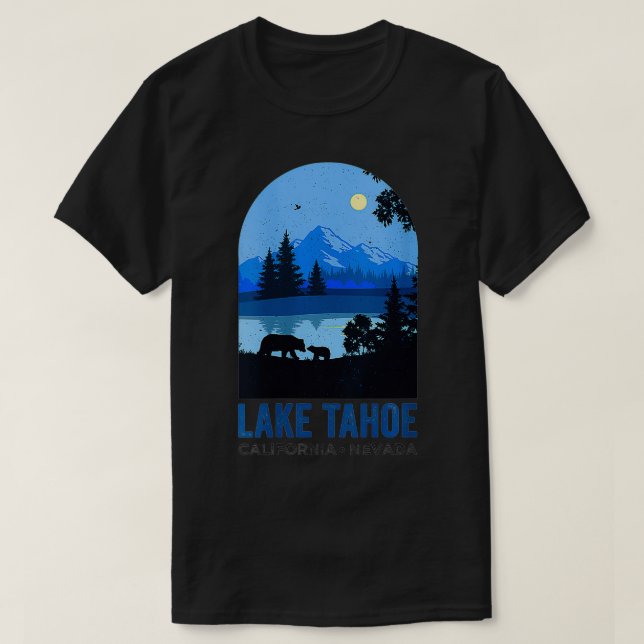 Womens Lake Tahoe California Nevada Summer Vacatio T-Shirt (Design Front)