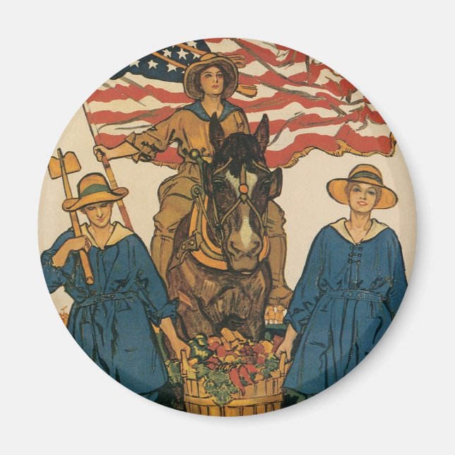 Women's Land Army Magnet (Front)