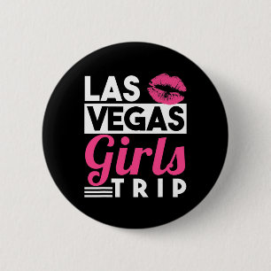 Womens Las Vegas Girls Trip Shirt Vacation Chelore 6 Cm Round Badge