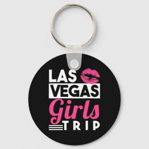 Womens Las Vegas Girls Trip Shirt Vacation Chelore Key Ring