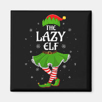 Womens Lazy Elf Christmas Family Girls Women Elf S
