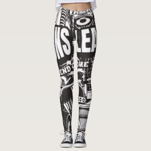 WOMEN'S LEGENDARY GORILLA LESSONS LEARN LEGGINGS