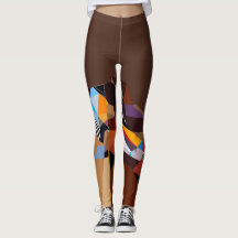 Women's leggings Funky leggings Art to wear