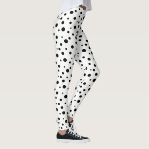 Women's Leggings-Polka Dots Leggings