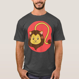 Womens Leo Lion Astrology For Her Horoscope Zodiac T-Shirt