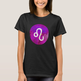 Womens Leo Lion Zodiac For Her Horoscope Astrology T-Shirt