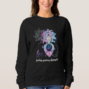 Womens Leo Zodiac Sign Woman Leo Horoscope Astrolo Sweatshirt