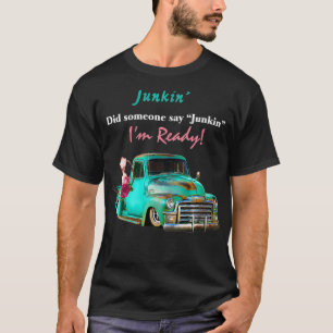 Womens Let's Go Junkin' VNeck T-Shirt