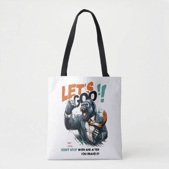 WOMEN'S LET'S GOO LESSONS LEARN  BAG  (Front)