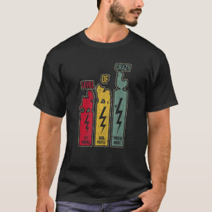 Womens Level Of Crazy Chicken  Chicken Person T-Shirt