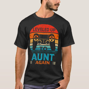 Womens Levelled Up To Aunt Again Vintage Levelled T-Shirt