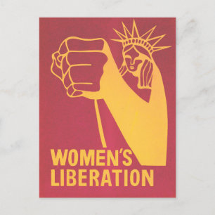 Women's liberation (1970) postcard
