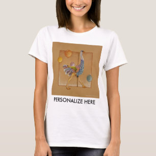 Women's Light Tees - Carousel Ostrich