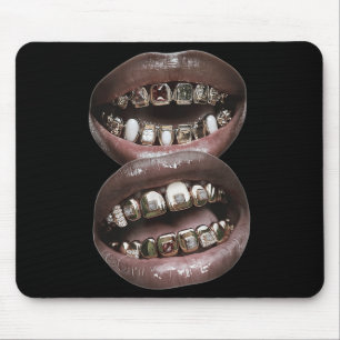 Women's Lips Print Graphic Y2k 2000s Vintage Summe Mouse Pad