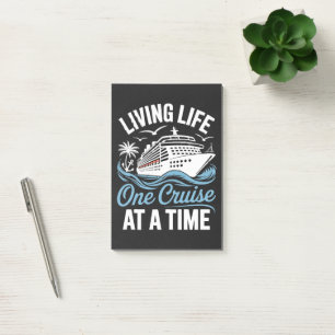 Women's Living Life One Cruise at A Time Post-it Notes