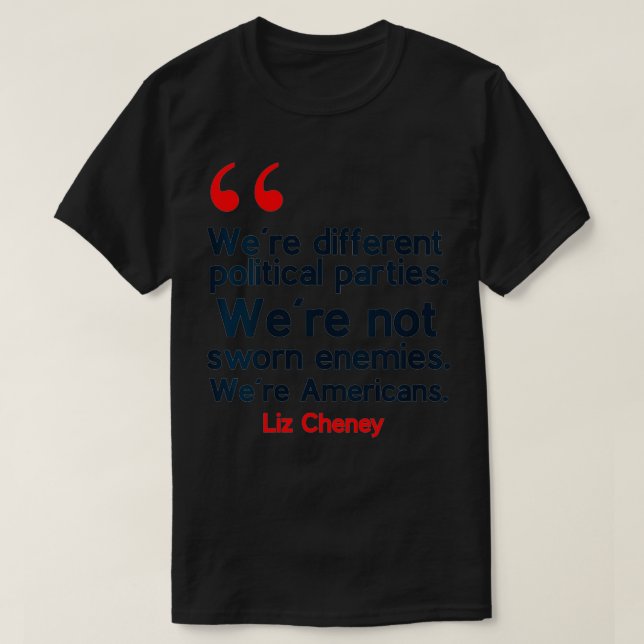 Womens Liz Cheney Quote VNeck  T-Shirt (Design Front)