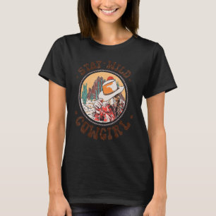 Womens Long Live the Cowgirls Rodeo Western T-Shirt