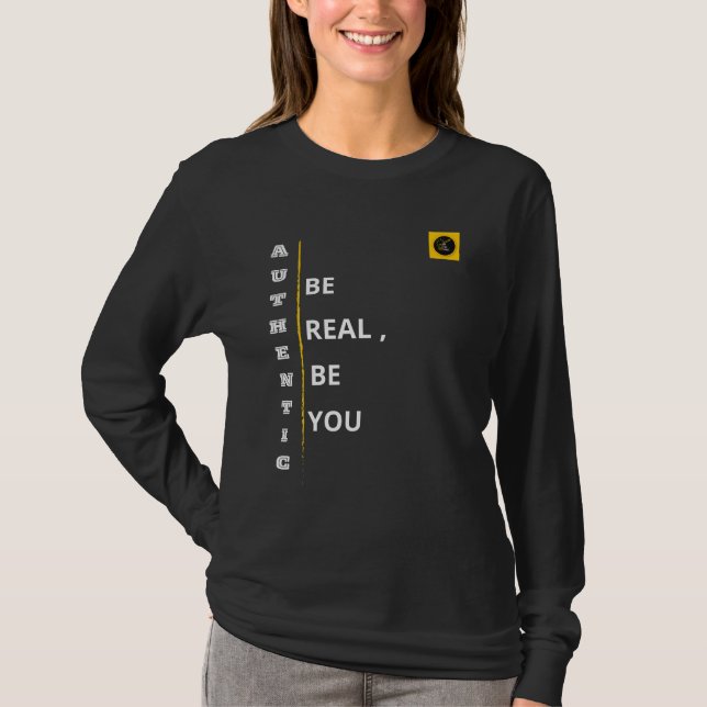 Women's Long Sleev T-Shirts - Authentic Vibe (Front)