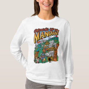 Women's Long Sleeve "Growing Up in Mandan" T-shirt