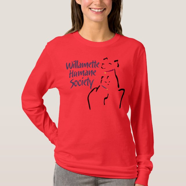 Women's Long Sleeve (no back decal) T-Shirt (Front)