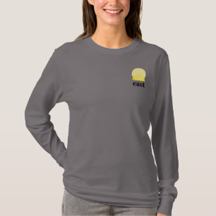 Women's Long Sleeve T-Shirt in Smoke Grey
