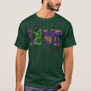 Womens Love halloween scary art Lolli autumn gift T-Shirt