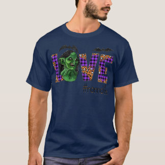 Womens Love halloween scary art Nonno autumn gift  T-Shirt
