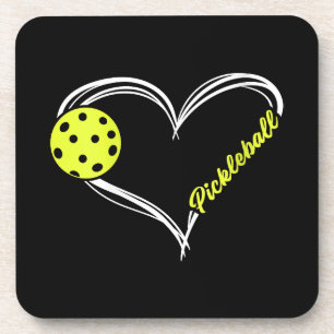 Womens Love Pickleball - cute pickleball match, I Coaster