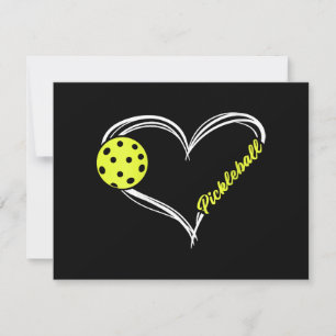 Womens Love Pickleball - cute pickleball match, I  Holiday Card