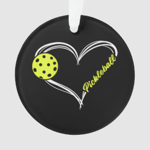 Womens Love Pickleball - cute pickleball match, I Ornament
