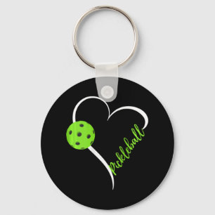 Womens Love Pickleball - Cute Pickleball Match  Key Ring