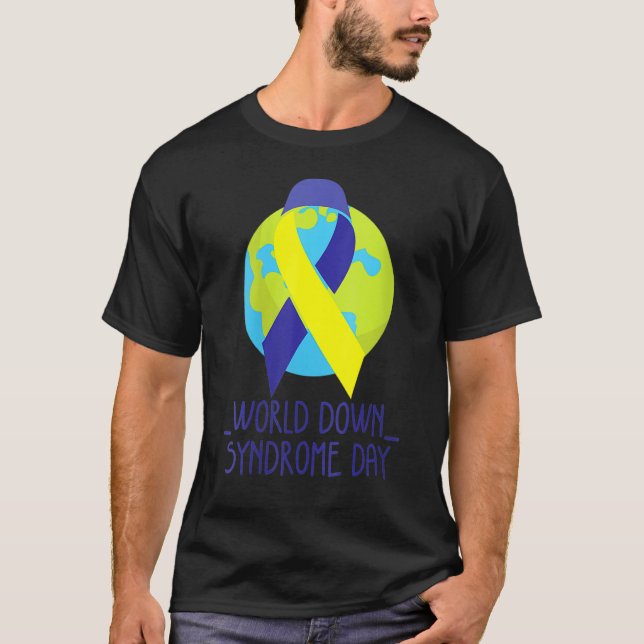 Womens Love World Down Syndrome Awareness Day Love T-Shirt (Front)