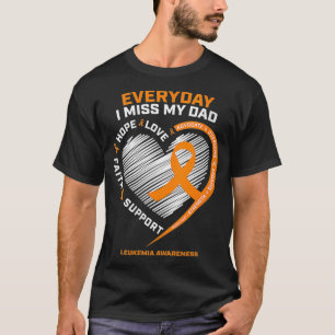 Womens Loving Memory In Remembrance Dad Father Leu T-Shirt