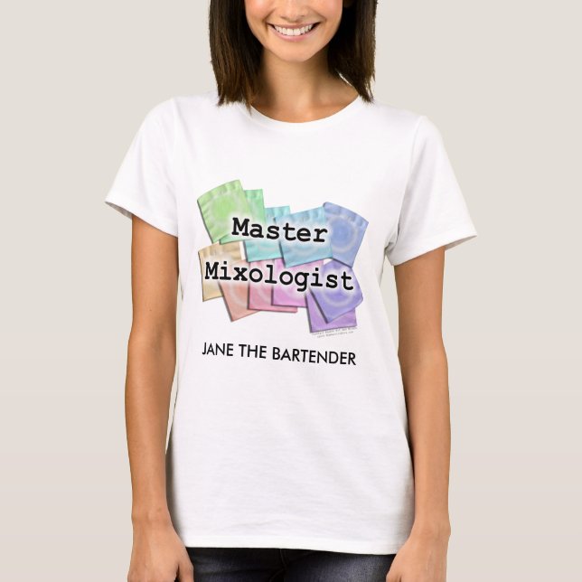 Women's Lt. Tees - Master Mixologist (Front)