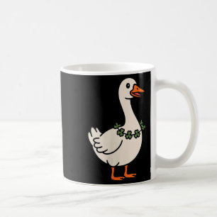 Womens Lucky Goose Shamrock Charm Irish Celebratio Coffee Mug