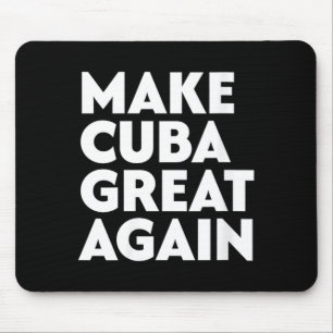 Women's make cuban great again mouse pad