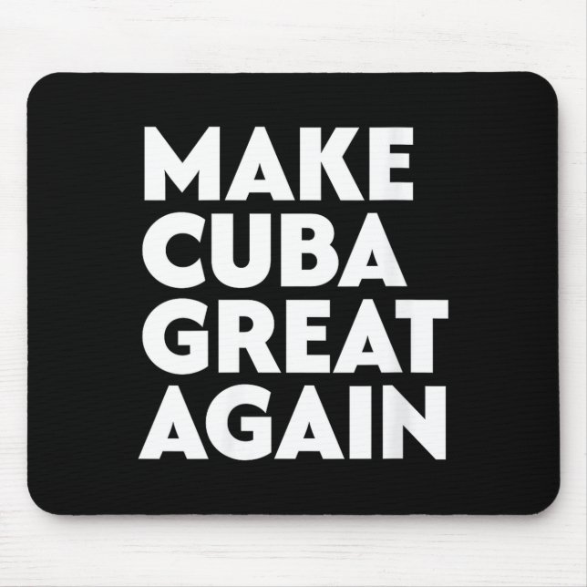 Women's make cuban great again  mouse pad (Front)