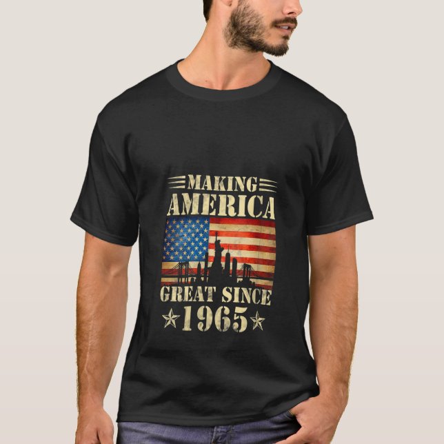 Womens Making America Great Since 1965 Birthday Pa T-Shirt (Front)